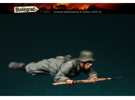 обзорное фото Немецкий пехотинец Figures 1/35