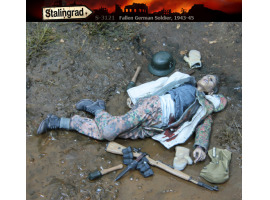 обзорное фото Убитый немецкий солдат Фигуры 1/35