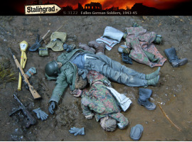 обзорное фото Убитые немецкие солдаты Figures 1/35