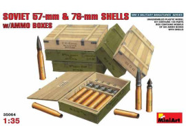 обзорное фото Soviet 57mm and 76mm shells with boxes Detail sets