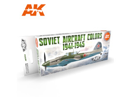 обзорное фото SOVIET AIRCRAFT COLORS 1941-1945 / ЦВЕТА СОВЕТСКИХ САМОЛЕТОВ 1941-1945 ГГ. Наборы красок