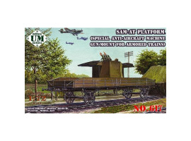 обзорное фото Збірна модель 1/72 Платформа СКУ-БП UniModel MT617 Залізниця 1/72