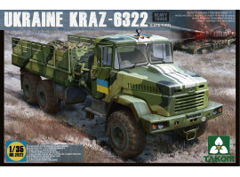 обзорное фото Ukraine KrAZ-6322 Cars 1/35