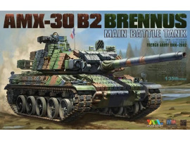 Scale model 1/35 French tank AM[-30 B2 BRENNUS Tiger Model 4604