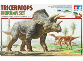 обзорное фото Scale model 1/35 Diorama "Triceratops" Tamiya 60104 Dinosaurs