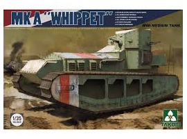 обзорное фото WWI Medium Tank Mk A Whippet Бронетехніка 1/35