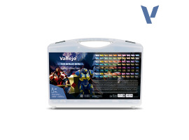 обзорное фото Набір фарб Справжній металік – Повна колекція Vallejo VAL 77250 Набори фарб