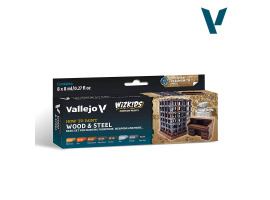 обзорное фото Набір фарб Дерево та сталь Vallejo VAL 80256 Набори фарб