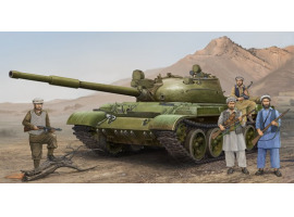 обзорное фото Scale model 1/35 tank T-62 model 1975 (model 1962+KTD2) Trumpeter 01551 Armored vehicles 1/35
