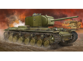 обзорное фото Збірна модель 1/35 Радянський надважкий танк KV-220 "Тигр" Trumpeter 05553 Бронетехніка 1/35