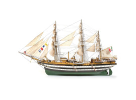 обзорное фото Збірна дерев'яна модель 1/100 Італійське парусне судно "Amerigo Vespucci" OcCre 15006 Кораблі