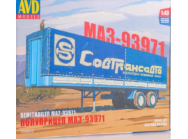 обзорное фото Причіп-контейнеровоз МАЗ-93971 Автомобілі 1/43