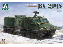 Сборная модель 1/35 Гусеничный двухсекционный вездеход Bandvagn Bv 206S Таком 2083
