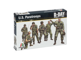 Scale model 1/35 Figures Paratroopers USA Italeri 0309