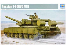 обзорное фото Сборная модель танка T-80BVD MBT Бронетехника 1/35