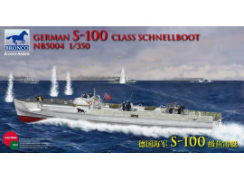 обзорное фото Сборная модель 1/350 Немецкий скоростной катер класса S-100 Бронко NB5004 Флот 1/350