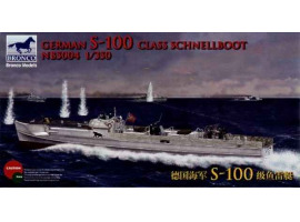 обзорное фото Assembled model of a German Schnellboat class S-100 Fleet 1/350