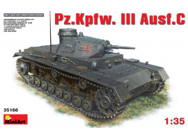обзорное фото Танк Pz. Kpfw. III Ausf. C Armored vehicles 1/35