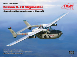 обзорное фото Збірна модель 1/48 Літак Cessna O-2A Skymaster ICM 48290 Літаки 1/48