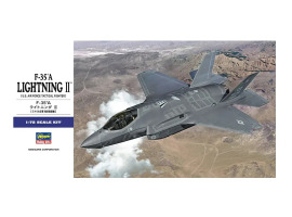 Scale model 1/72 American fighter F-35A Lightning II Hasegawa 01572