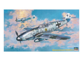 обзорное фото Scale model 1/48 German fighter Messerschmitt Bf109G-6 Hasegawa 09147 Aircraft 1/48