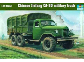 обзорное фото Сборная модель китайского военного грузовика Jiefang CA-30 Автомобили 1/35