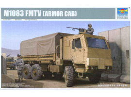 обзорное фото Scale plastic model 1/35 Грузовик M1083 MTV (ARMOR CAB) с бронированной кабиной Trumpeter 01008 Cars 1/35