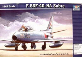 обзорное фото Сборная модель самолета F-86F-40-NA Sabre Самолеты 1/144