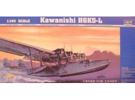обзорное фото Сборная модель летающей лодки-моноплана Kawanishi H6k5-L Самолеты 1/144