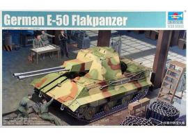 обзорное фото Сборная модель германского танка E-50 Flakpanzer Бронетехника 1/35