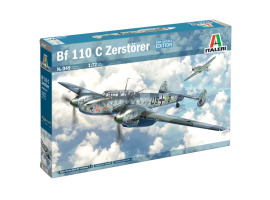 обзорное фото Scale model 1/72 Airplane BF-110 C ZERSTORER Italeri 0049 Aircraft 1/72