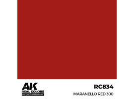 Alcohol-based acrylic paint Maranello Red 300 AK-interactive RC834