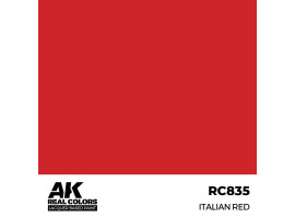 Alcohol-based acrylic paint Italian Red AK-interactive RC835