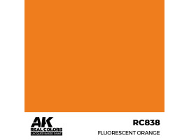 Alcohol-based acrylic paint Fluorescent orange AK-interactive RC838