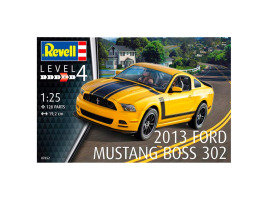 Scale model 1/25 Car 2013 Ford Mustang Boss 302 Revell 07652