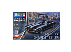 обзорное фото Збірна модель 1/25 Автомобіль 1968 Chevy Chevelle SS 396 Revell 07662 Автомобілі 1/25