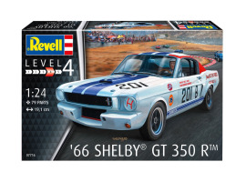 обзорное фото Сборная модель 1/24 Автомобиль 66 Shelby GT 350 R Ревелл 07716 Автомобили 1/24