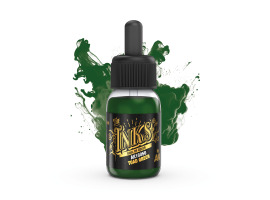 обзорное фото Акриловое чернило TOAD GREEN / Чернило - Зеленая жаба INK АК-интерактив 16050 AK the INKS