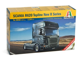 обзорное фото Сборная модель 1/24 грузовой автомобиль / тягач Scania R620 V8 Новая серия R Италери 3858 Грузовики / прицепы