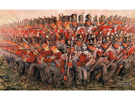 обзорное фото Сборная модель 1/72 Фигуры Британская пехота 1815 г. Италери 6095 Фигуры 1/72