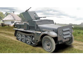обзорное фото Scale model 1/72 German 37-mm gun PaK 35/36 on Sd.Kfz 10 ACE 72281 Artillery 1/72
