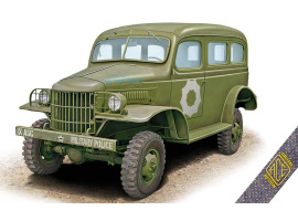 Збірна модель 1/72 Автомобіль Dodge 1/2 тонни 4x4 Carryall WC-17(26) ACE 72597