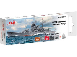 Set of acrylic paints for the Imperial Japanese Navy 2SV ICM 3064