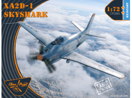 Scale model 1/72 plane XA2D-1 Skyshark Early Version Clear Prop 72005
