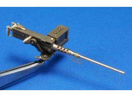 обзорное фото Металевий ствол для Browning M2 12,7 мм (0,5") , в масштабі 1:35 Металеві стволи