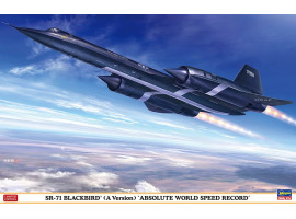 обзорное фото Збірна модель літака SR-71 Blackbird (версія A) «Абсолютний світовий рекорд швидкості» Літаки 1/72
