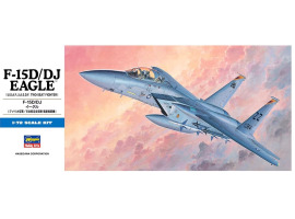 Scale model 1/72 aircraft F-15D/DJ Eagle USAF/JASDF Two-Seat Fighter Hasegawa 00435