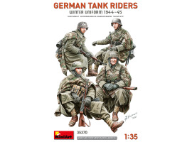 обзорное фото Сборная модель 1/35 Фигури немецкие танкисты зимняя форма 1944-1945г.г Миниарт 35370 Figures 1/35