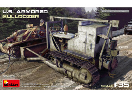 обзорное фото Scale model 1/35 American armored bulldozer Miniart 35403 Cars 1/35