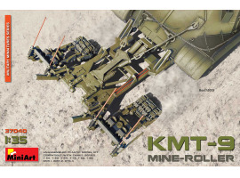 обзорное фото Збірна модель 1/35 Мінний трал КМТ-9 (Т-55, Т-62, Т-64, Т-72, Т-80, Т-90, БМР-1, БМР-2, БТС-4) Miniart 37040 Бронетехніка 1/35